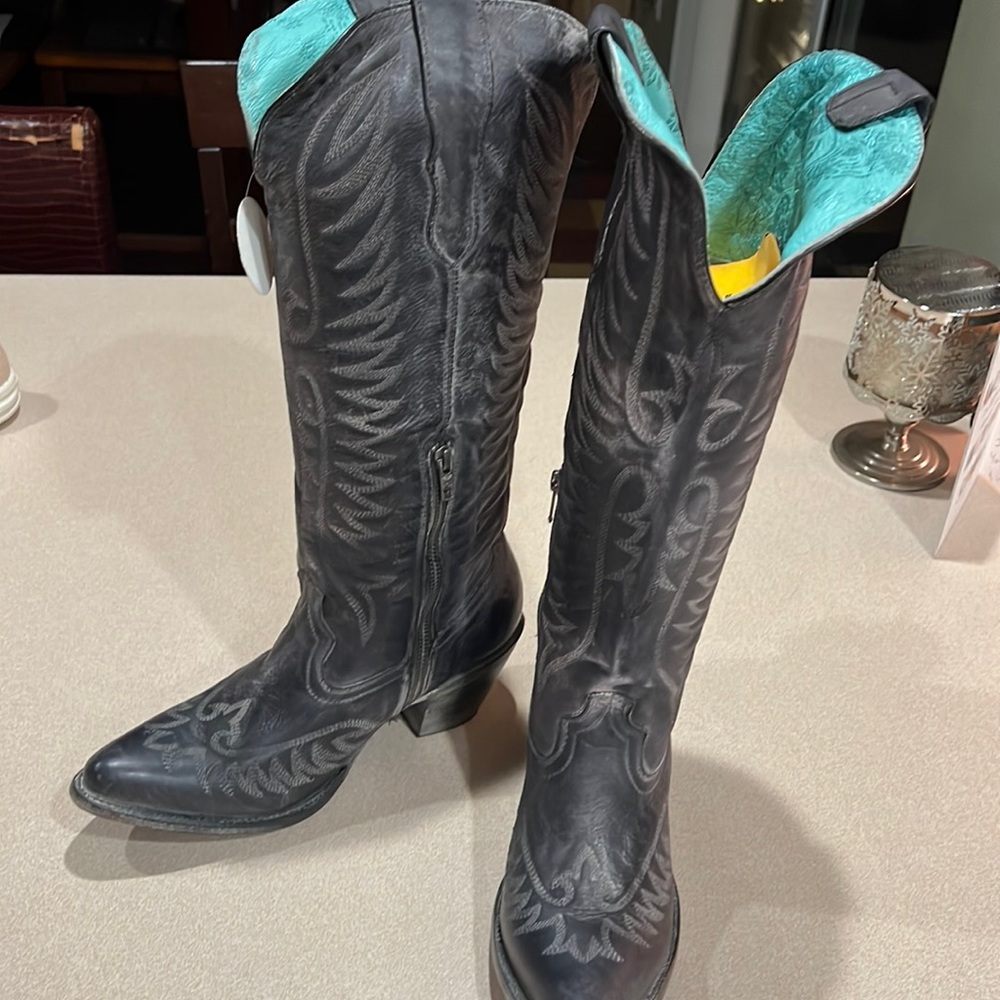 Tall cowboy boots